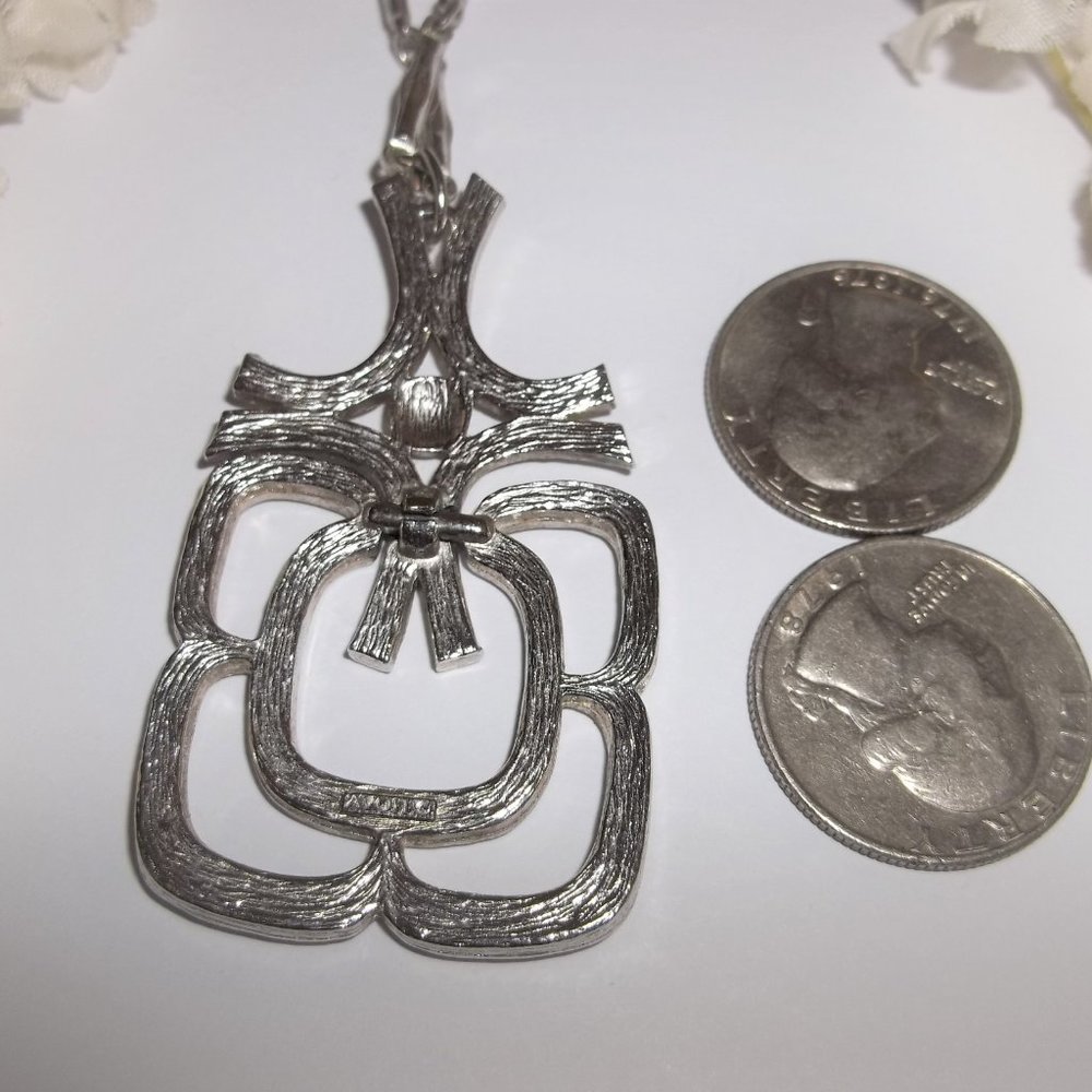 Vintage Avon Necklace, Avon Necklace, Avon, Avon, Vintage Necklace, Silver 7736 View 3